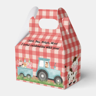 Farm Barnyard Birthday Party Favour Box