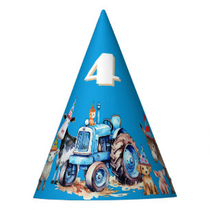 Farm Birthday Barnyard Animals party hats
