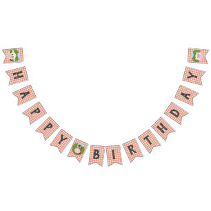 Farm Birthday Bunting Bunting
