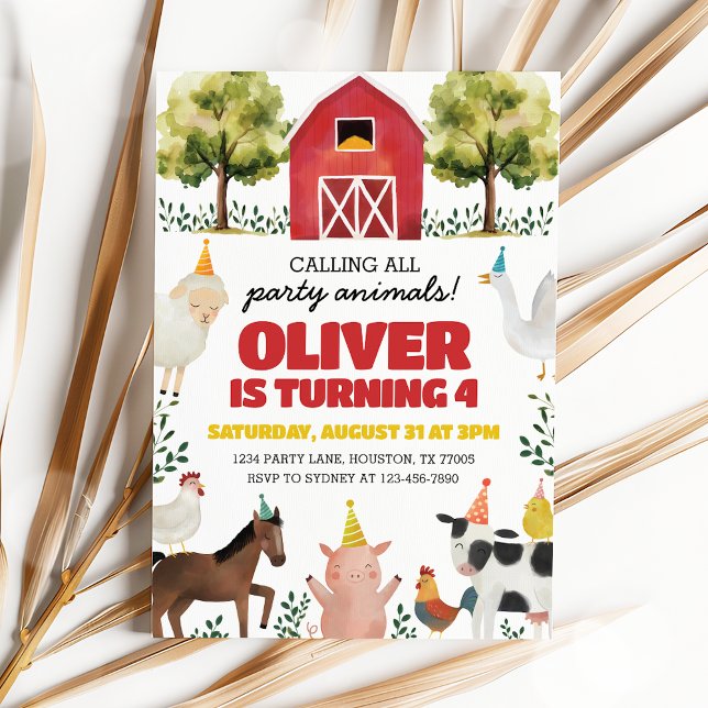 Farm Birthday Invitation (Creator Uploaded)
