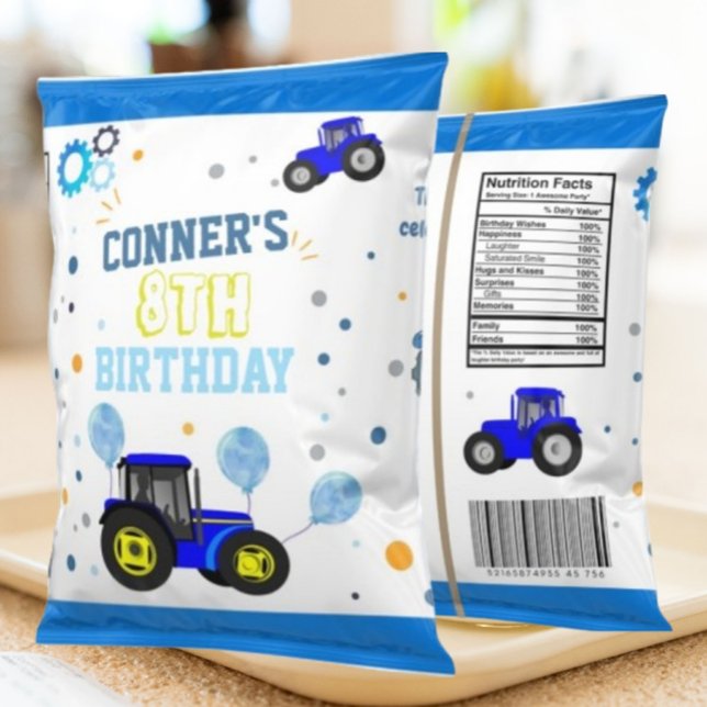 Farm Birthday Party Favour Tractor Theme Giveaways Flyer (Creator Uploaded)