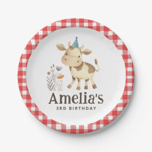 Farm Birthday Party Paper Plates