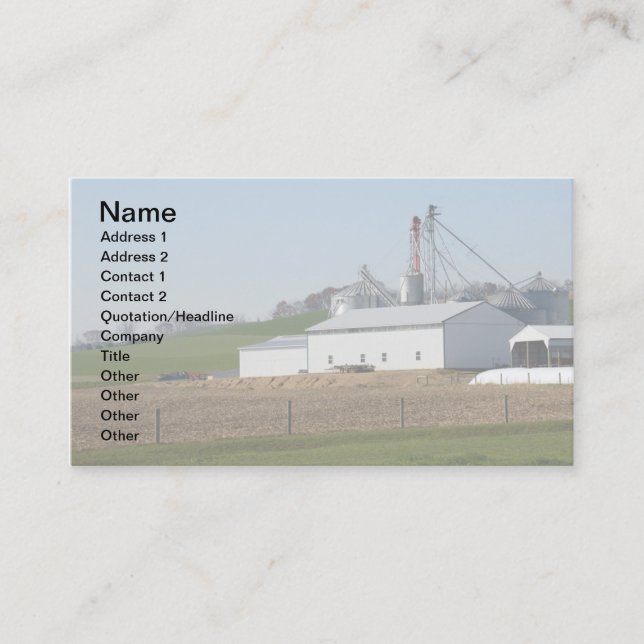 farm business card (Front)