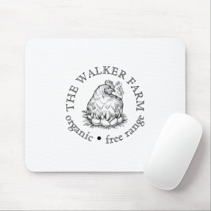Farm Business Logo Promotional Branding Mouse Mat
