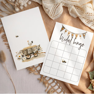 Farm Chicken Bridal Bingo Bridal Shower Game