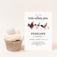 Farm Chicken EGG-cellent Birthday