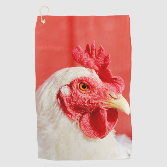 Farm Chicken  Golf Towel (Front)