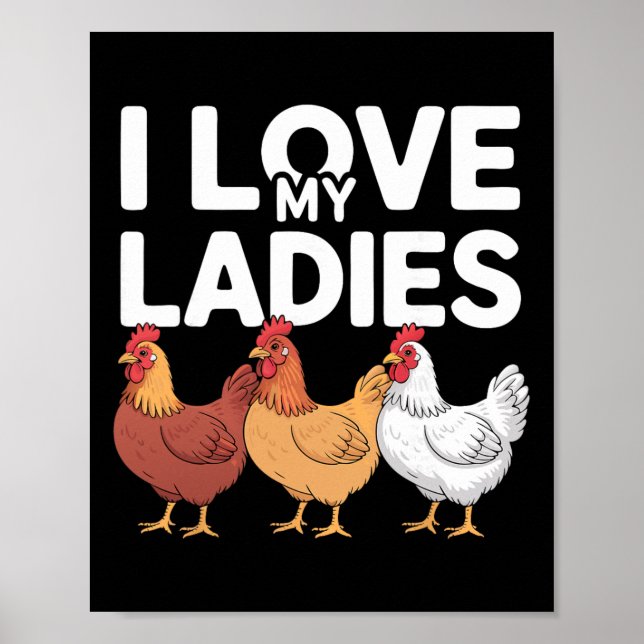 Farm Chicken Keeper Hen Farmer Poultry _2  Poster (Front)