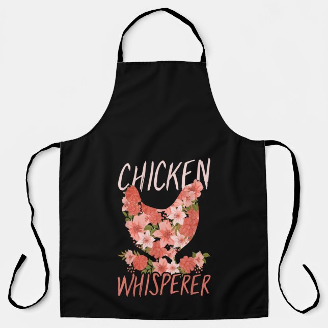 Farm Chicken Lover Chicken Whisper Apron (Front)