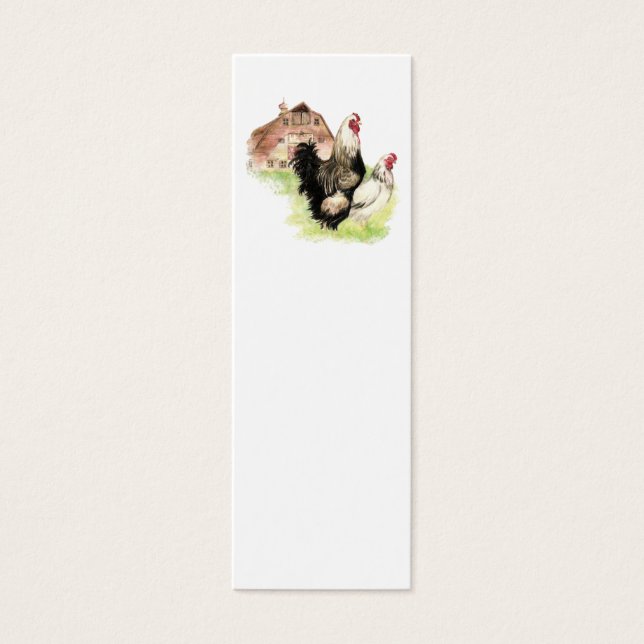 Farm & Chicken Scene Book Mark (Front)