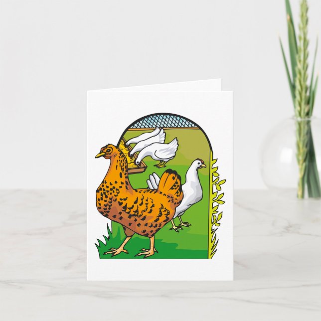 Farm Chickens Card (Creator Uploaded)