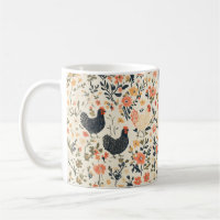 Farm Chickens, Hens \ Flowers Cottage