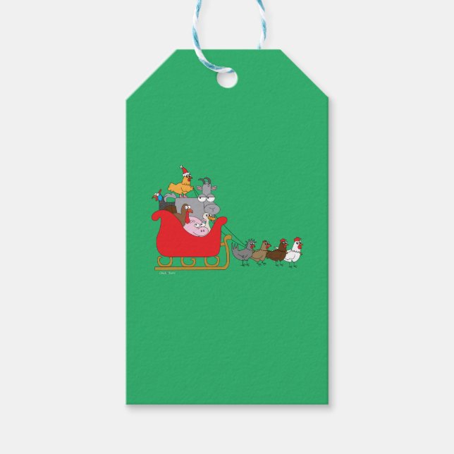 Farm Christmas Gift Tags (Front)