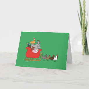 Farm Christmas Greeting Card