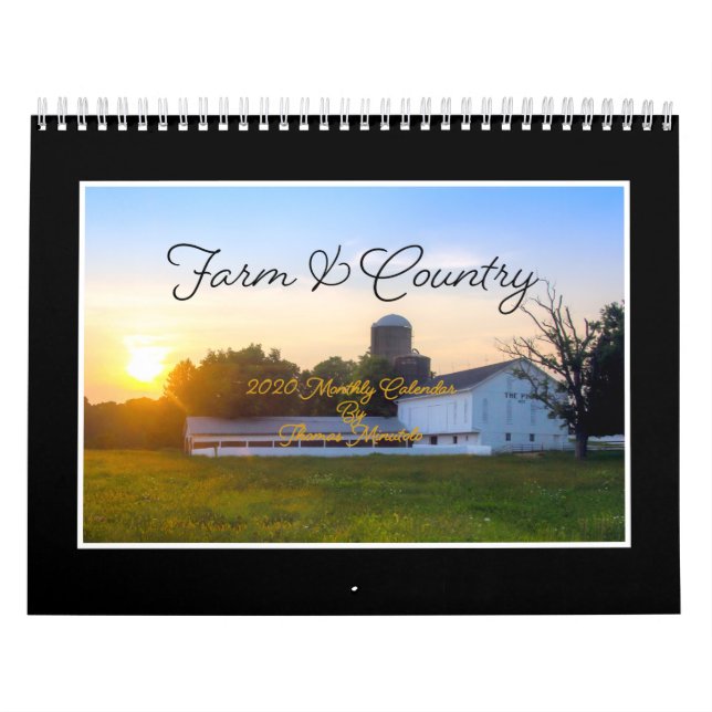 Farm & Country 2020 Calendar By Tom Minutolo (Cover)