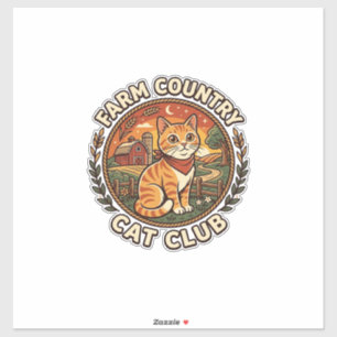 Farm Country Cat Cat Lover Gift - Farm Country Cat