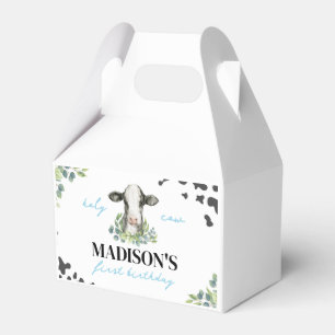 Farm Cow Birthday Party Favour Box