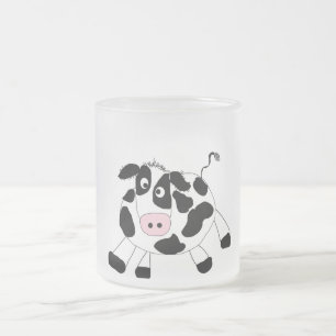 Farm Cow Tshirts and Gifts Frosted Glass Coffee Mug
