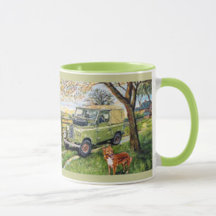 "FARM" design Ringer Mug
