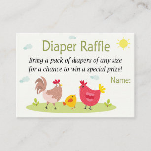 Farm Diaper Raffle Tickets