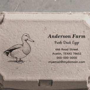Farm Duck Eggs Return Address  Self-inking Stamp