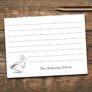 Farm Duck Post-it Notes