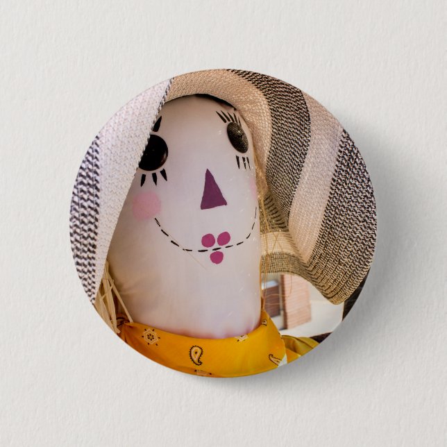 Farm Face 6 Cm Round Badge (Front)