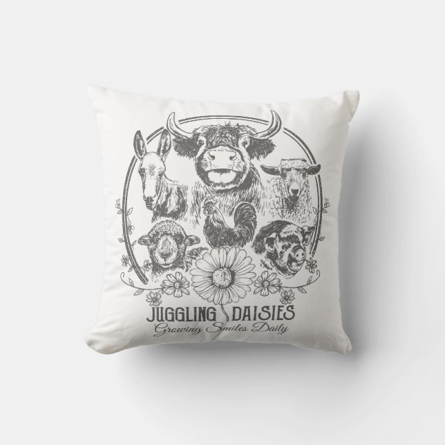 Farm Family Cushion (Front)