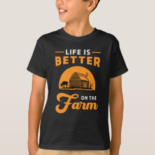 Farm Farmer Agriculture Chicken Farming Funny Gift T-Shirt