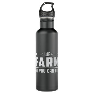 Farm Farmer Agriculture Farming Chicken Funny Gift 710 Ml Water Bottle