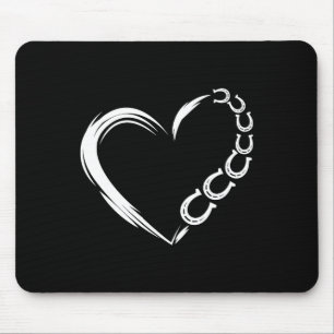 Farm Farmer Horsescute Ss Cute Ss Heart Pony Horse Mouse Mat