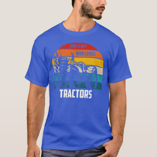 Farm Farming Farmer Just a boy who loves tractors  T-Shirt