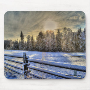 Farm Field, Meadow, Pasture, Paddock Mouse Mat