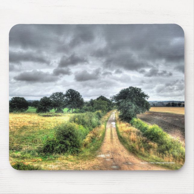 Farm Field, Meadow, Pasture, Paddock Mouse Mat (Front)