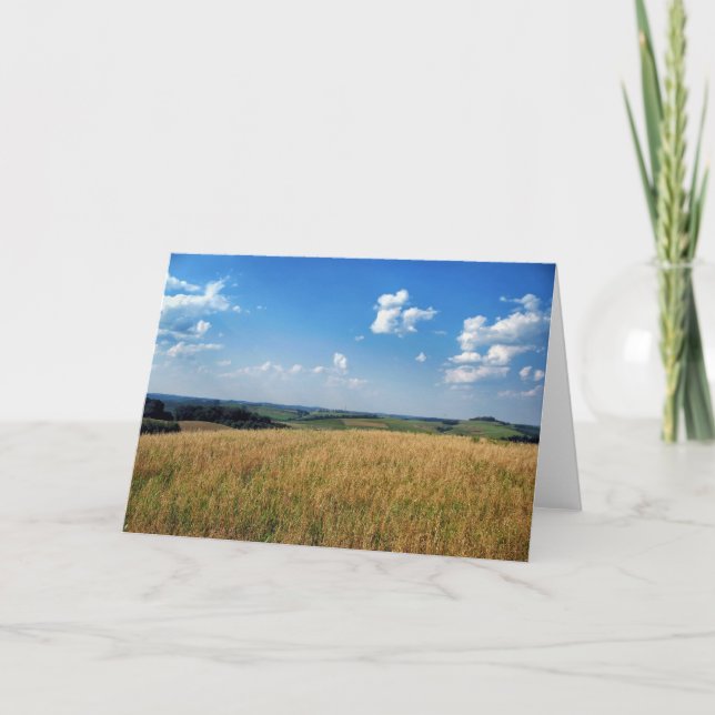 Farm Fields View Card (Front)
