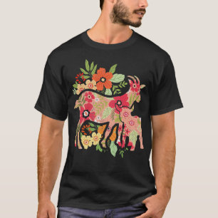 Farm Flower Goat T-Shirt