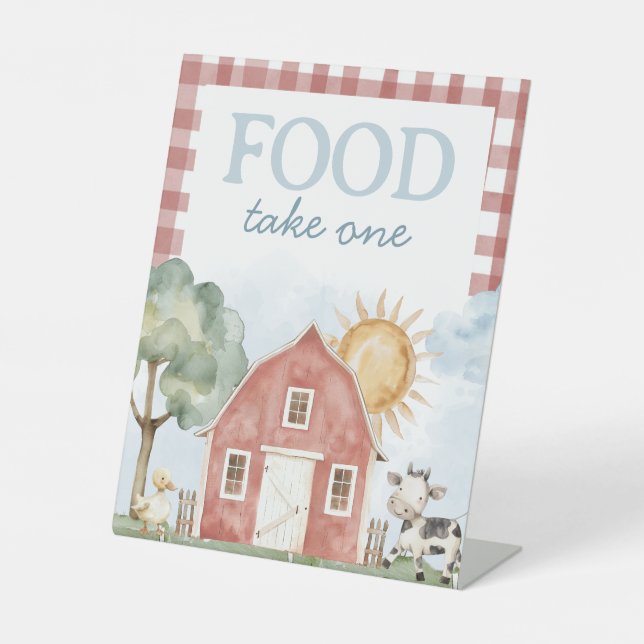 Farm Food Table Sign (Front)