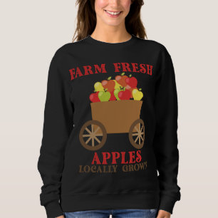 Farm Fresh Apples Apple Picking Farmer For Kids Gi Sweatshirt