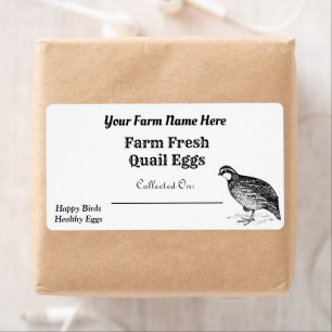 Farm Fresh Bob White Quail Eggs White Carton