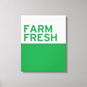 Farm Fresh Canvas Print