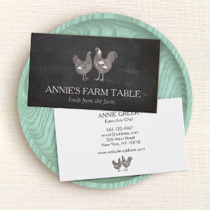 Farm Fresh Chicken Eggs Business Card