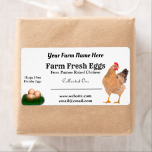 Farm Fresh Chicken Eggs White Carton
