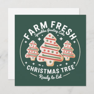 Farm Fresh Christmas Tree Cake Xmas Holiday