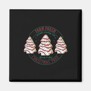Farm Fresh Christmas Tree Frosting Frosted Cake De Magnet