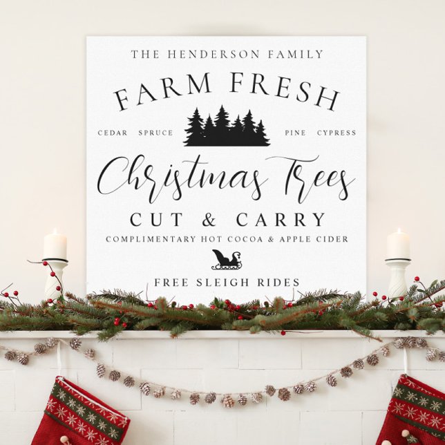 Farm Fresh Christmas Trees  Canvas Print (Creator Uploaded)