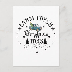 Farm Fresh Christmas Trees,Chritsmas gift Postcard