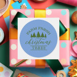 Farm Fresh Christmas Trees Classic Round Sticker<br><div class="desc">“Farm Fresh Christmas Trees Classic Round Sticker” is a charming addition to your holiday celebrations. This print-on-demand product features a festive design that captures the enchanting spirit of Christmas. The sticker showcases the phrase “Farm Fresh Christmas Trees”, reminding us all of the joy and wonder this season brings. Perfect for...</div>