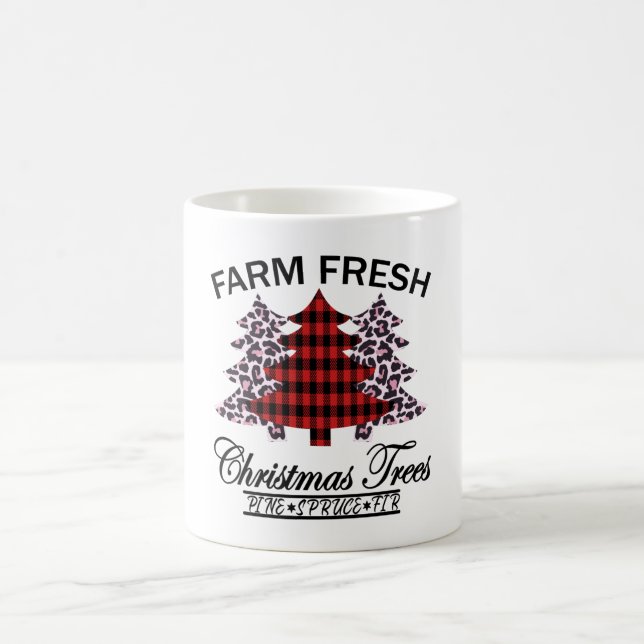 Farm Fresh Christmas Trees Coffee Mug (Center)