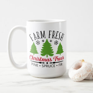 Farm Fresh Christmas Trees Coffee Mug