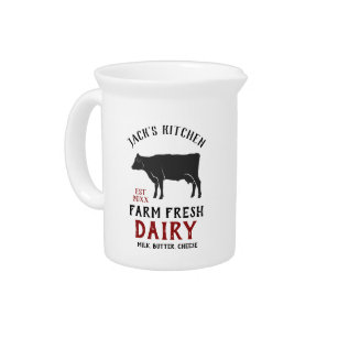Farm Fresh Dairy Pitcher
